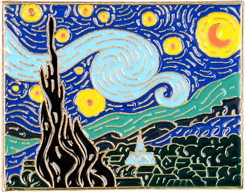 Pin Van Gogh, La noche estrellada