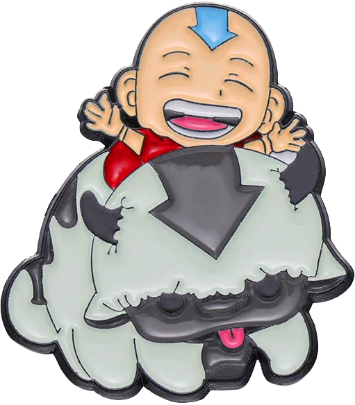 Pin Avatar, Aang y Appa