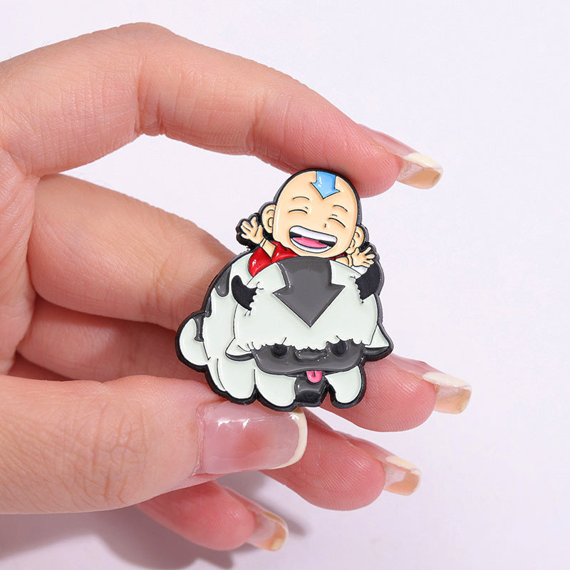 Pin Avatar, Aang y Appa