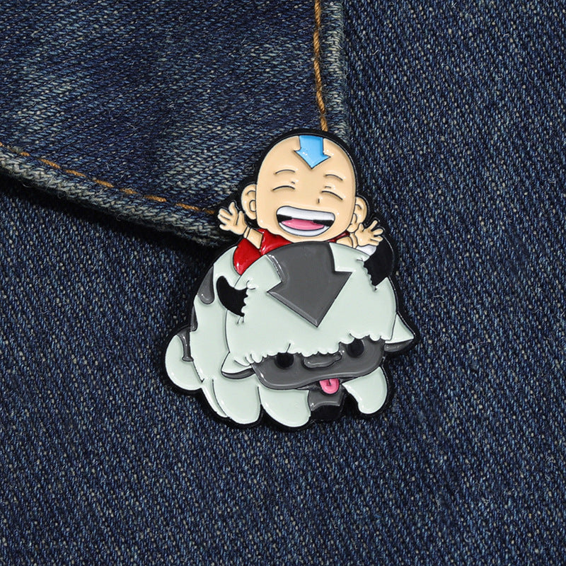 Pin Avatar, Aang y Appa