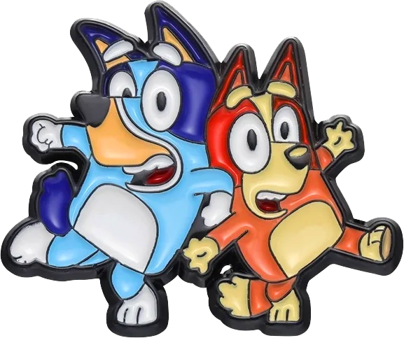 Pin Bluey y Bingo Puppy