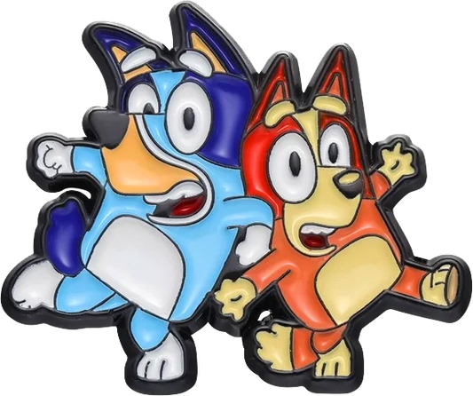 Pin Bluey y Bingo Puppy