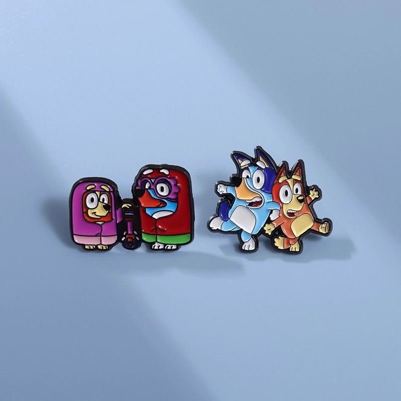 Pin Bluey y Bingo Puppy