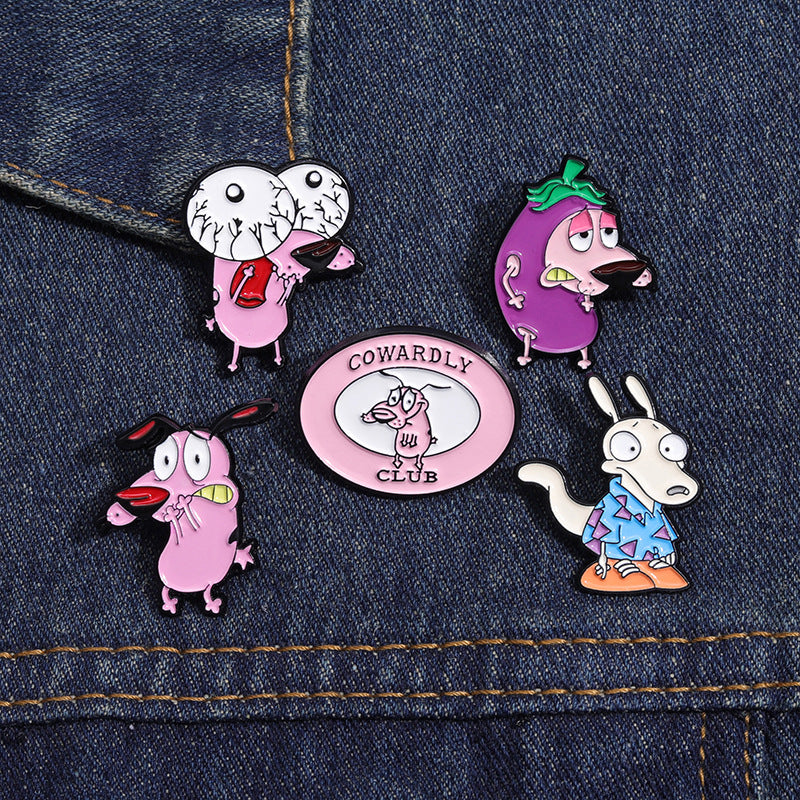 Pin Coraje el perro cobarde