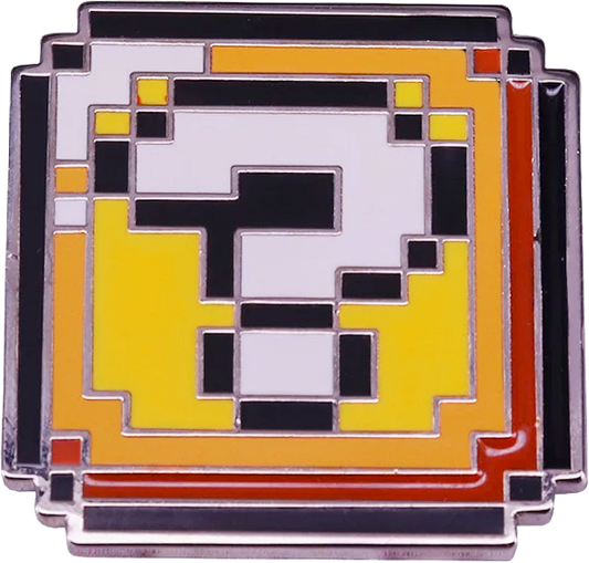 Pin Mario Bros - bloque de pregunta