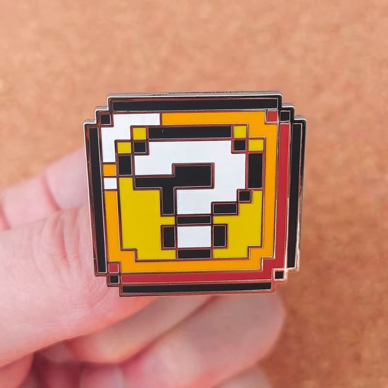 Pin Mario Bros - bloque de pregunta