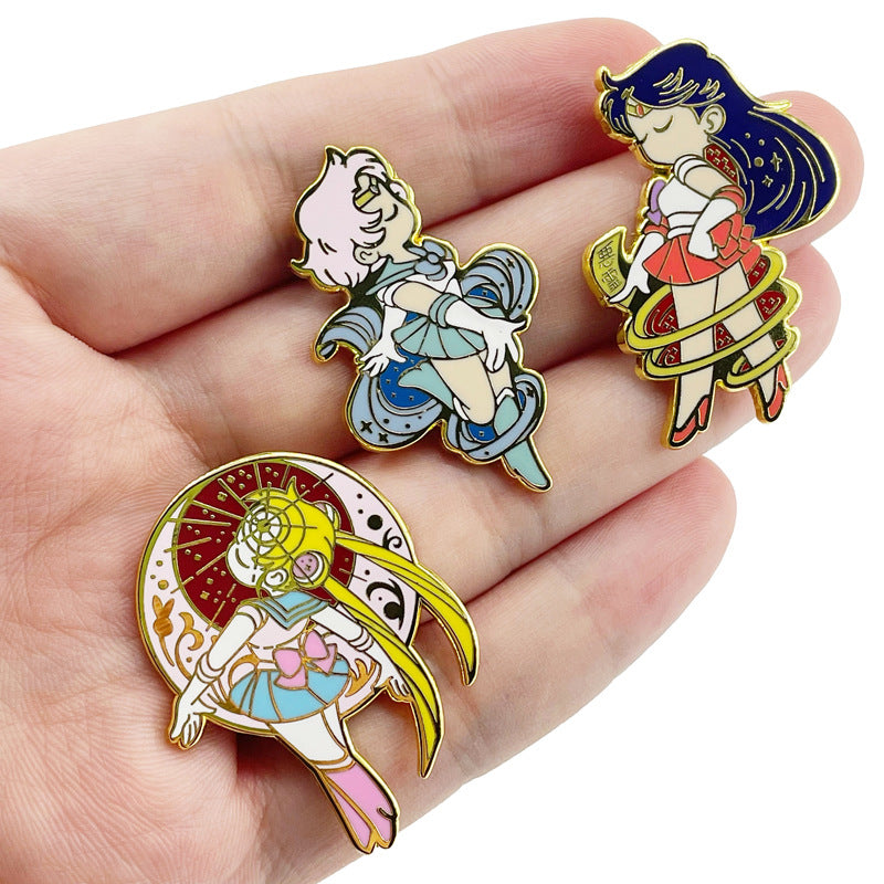 Pin Mercury Chibi Moon