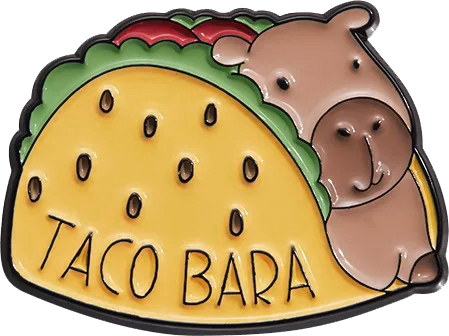 Pin Capibara taco