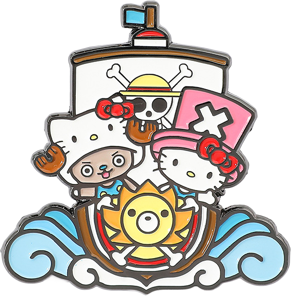 Pin Hello Kitty, One PIece