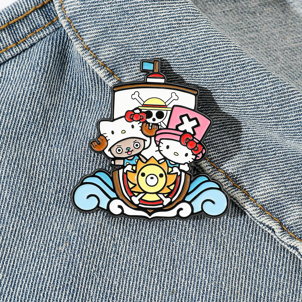 Pin Hello Kitty, One PIece