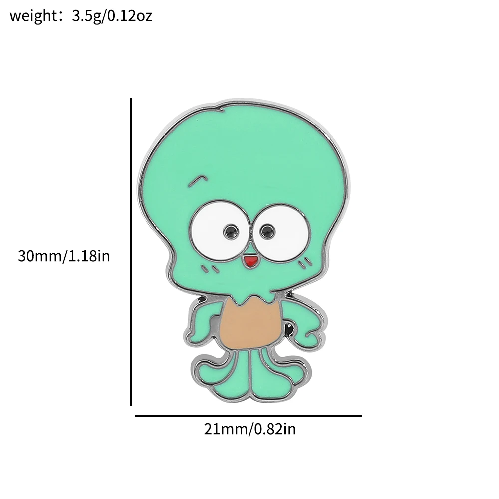 Pin Calamardo Kawaii - Bob Esponja