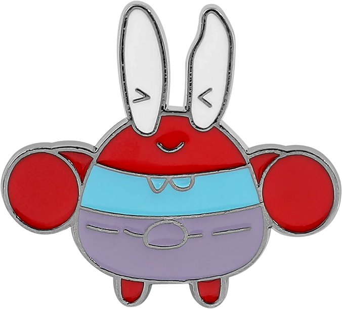 Pin Don Cangrejo Kawaii - Bob Esponja
