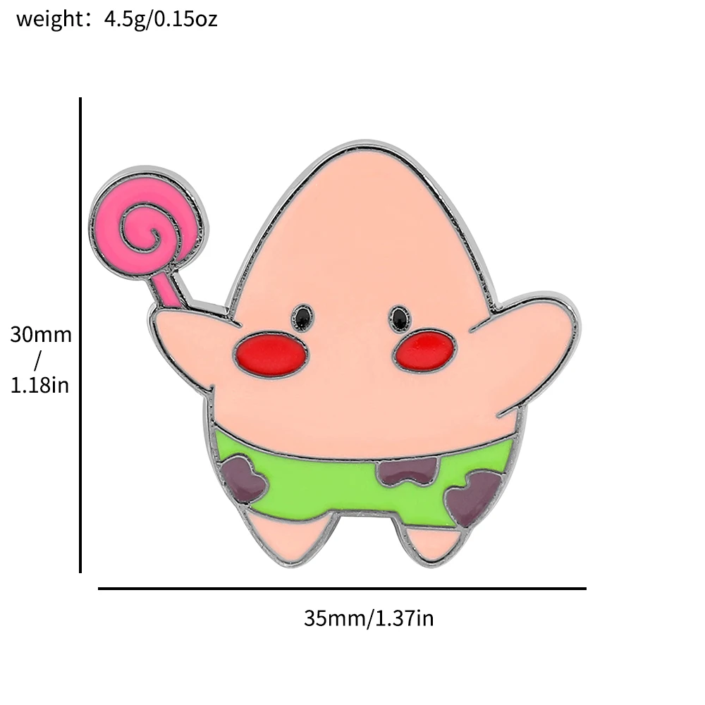 Pin Patricio Kawaii - Bob Esponja
