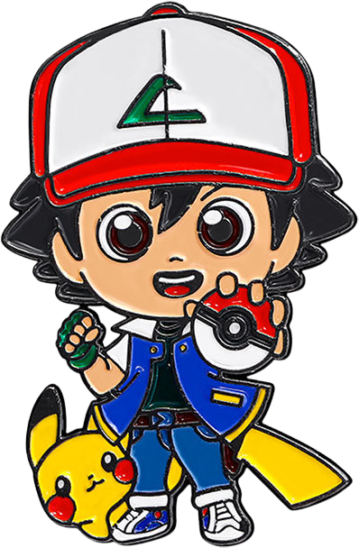 Pin Ash Ketchum - Pokemon