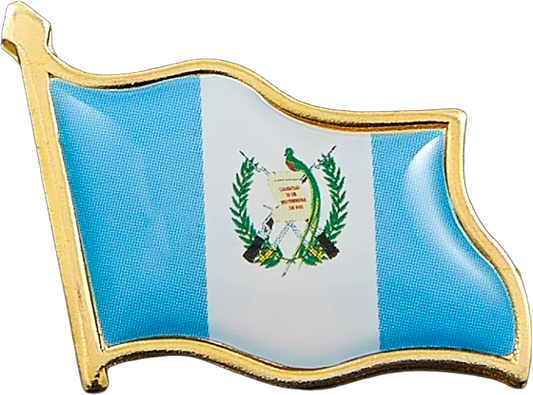 Pin bandera PQ - Guatemala