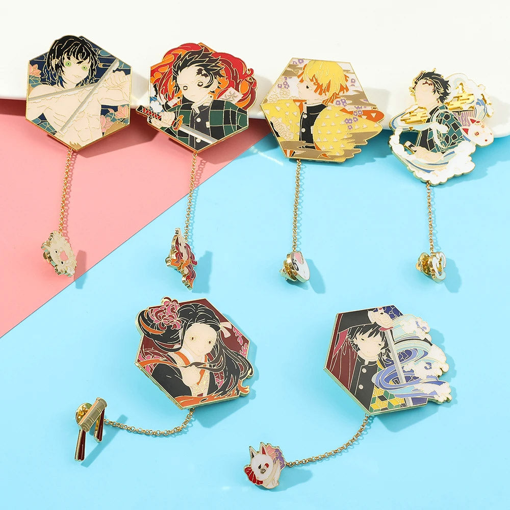 Pin Nezuko Kamado - Demon Slayer doble
