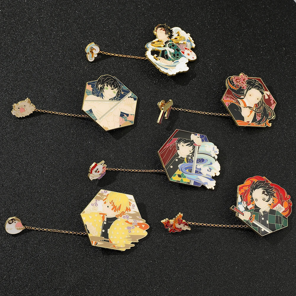 Pin Zenitsu Agatsuma - Demon Slayer doble