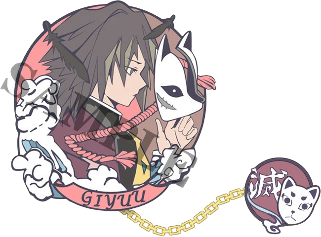 Pin Giyu Tomioka - Demon Slayer doble