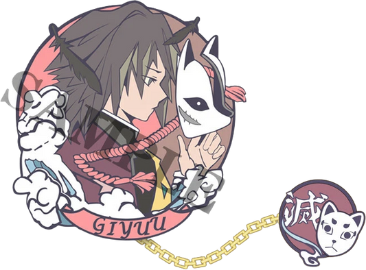Pin Giyu Tomioka - Demon Slayer doble