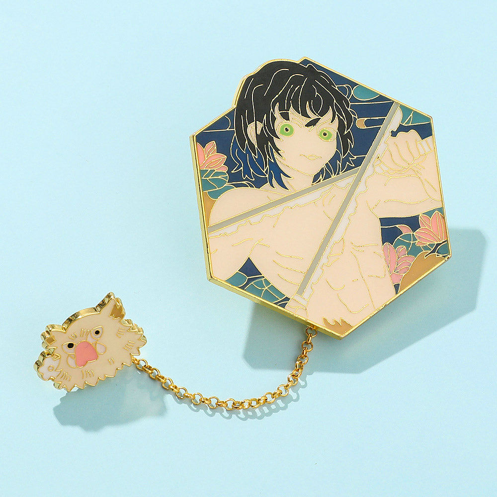 Pin Inosuke Hashibira - Demon Slayer doble