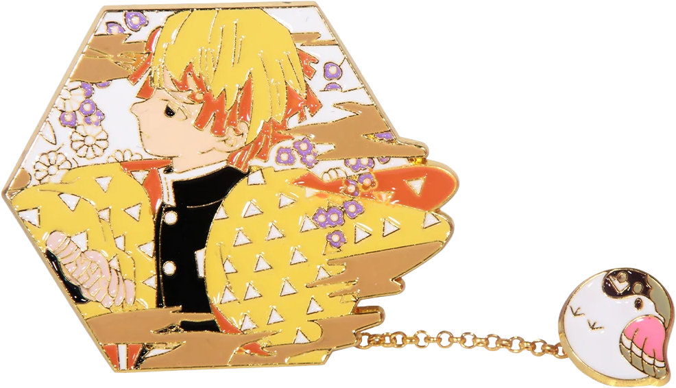 Pin Zenitsu Agatsuma - Demon Slayer doble