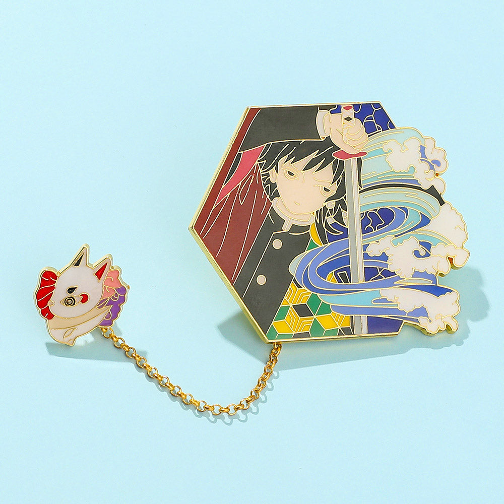 Pin Giyu Tomioka - Demon Slayer doble