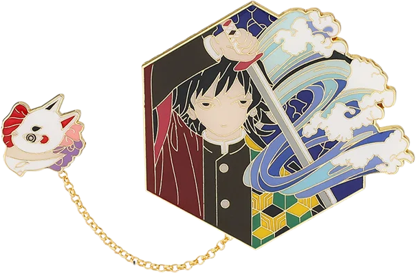 Pin Giyu Tomioka - Demon Slayer doble