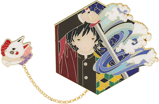 Pin Giyu Tomioka - Demon Slayer doble