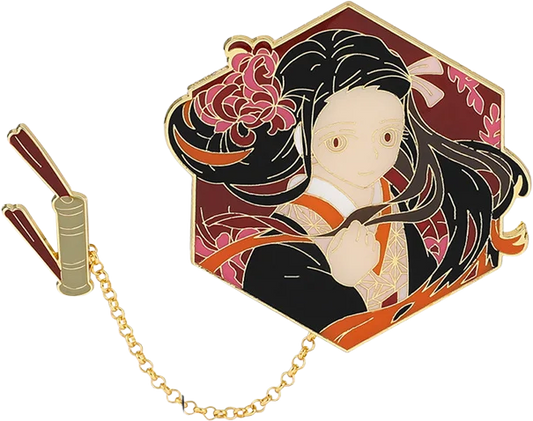 Pin Nezuko Kamado - Demon Slayer doble