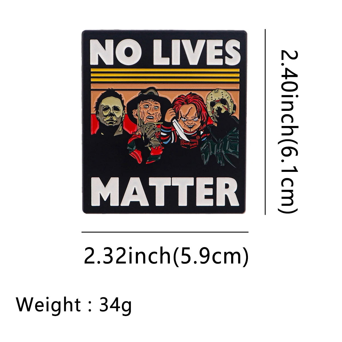 Pin No Lives matter - Halloween