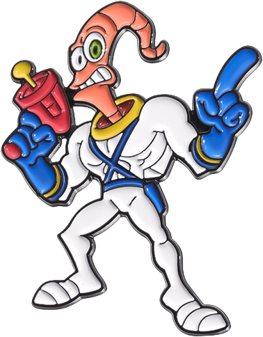 Pin Earthworm Jim