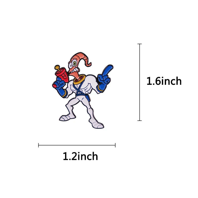 Pin Earthworm Jim