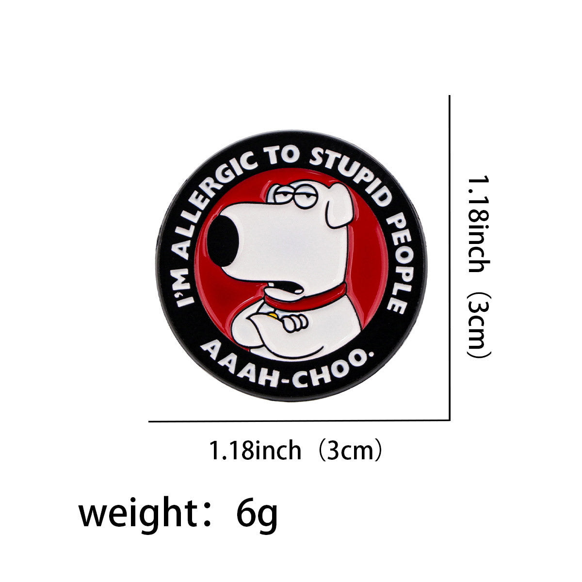 Pin Brian Griffin - Padre de Familia