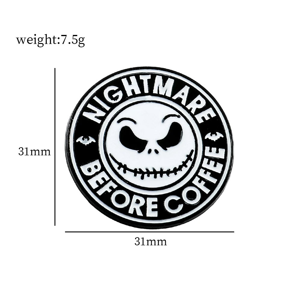 Pin Jack Nightmare before Coffee - Halloween