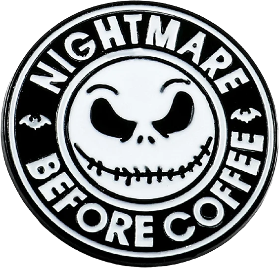 Pin Jack Nightmare before Coffee - Halloween