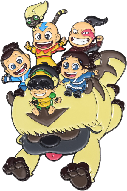 Pin Avatar - Appa, Aang, Katara, Sokka,