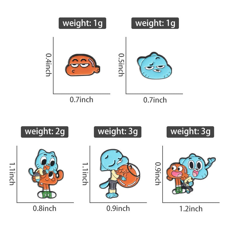 Pin Gumball y Darwin