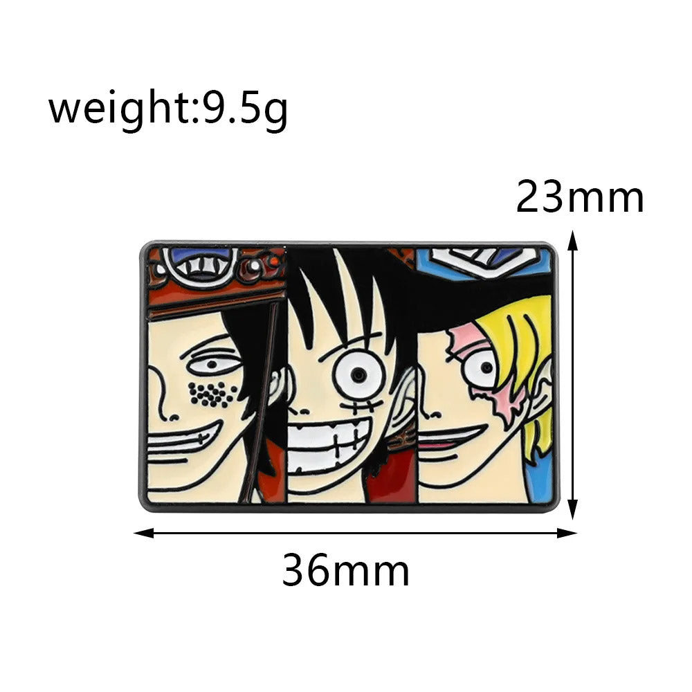 Pin One Piece - Luffy, Ace, Sabo