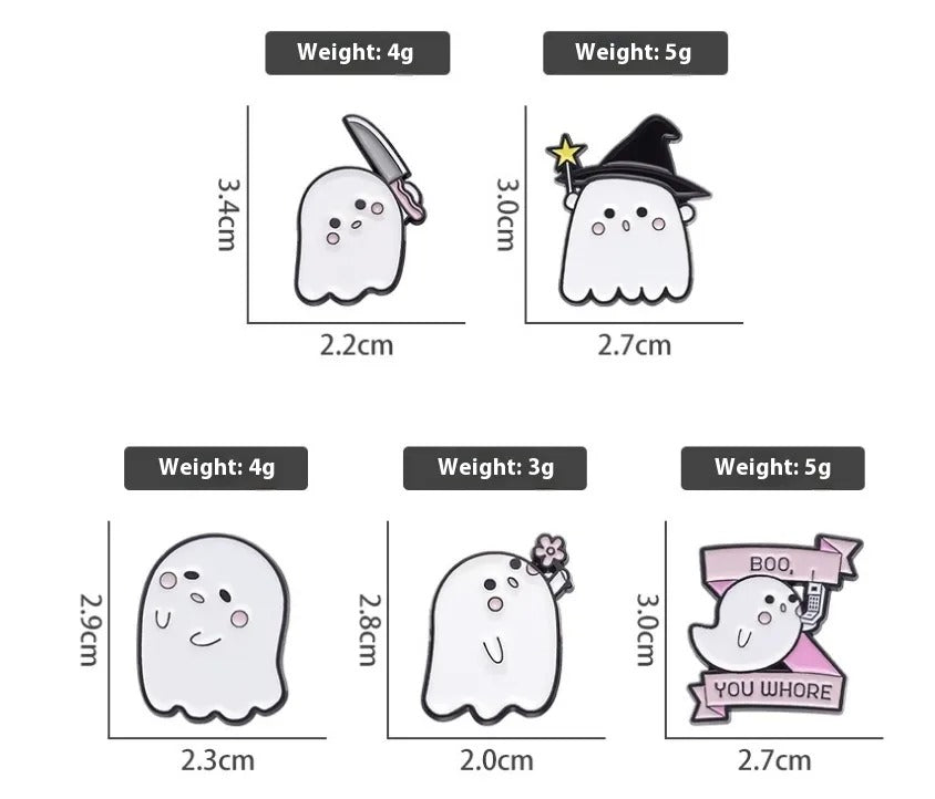 Pin Fantasma - Halloween
