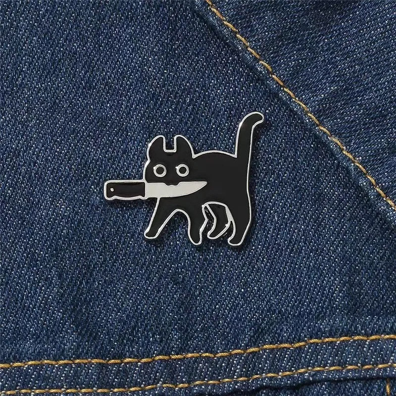 Pin Gato negro - Halloween