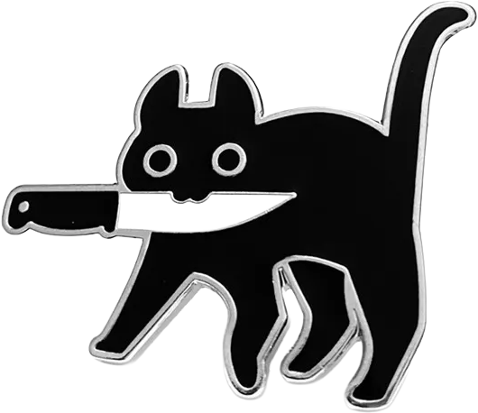 Pin Gato negro - Halloween