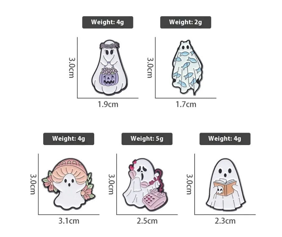 Pin Fantasma - Halloween