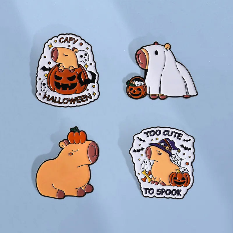 Pin Capibara fantasma - Halloween