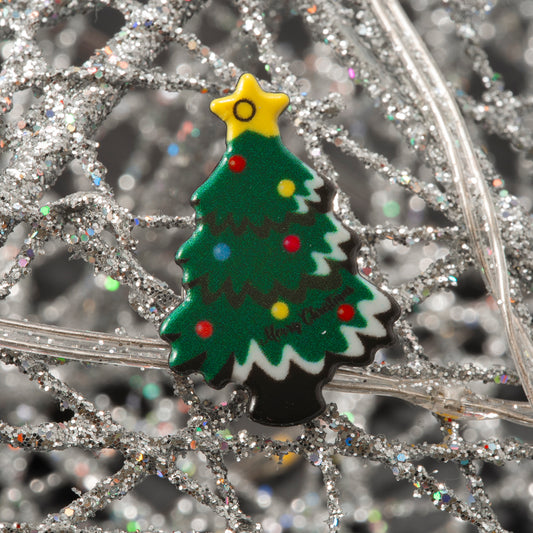 Pin navideño árbol