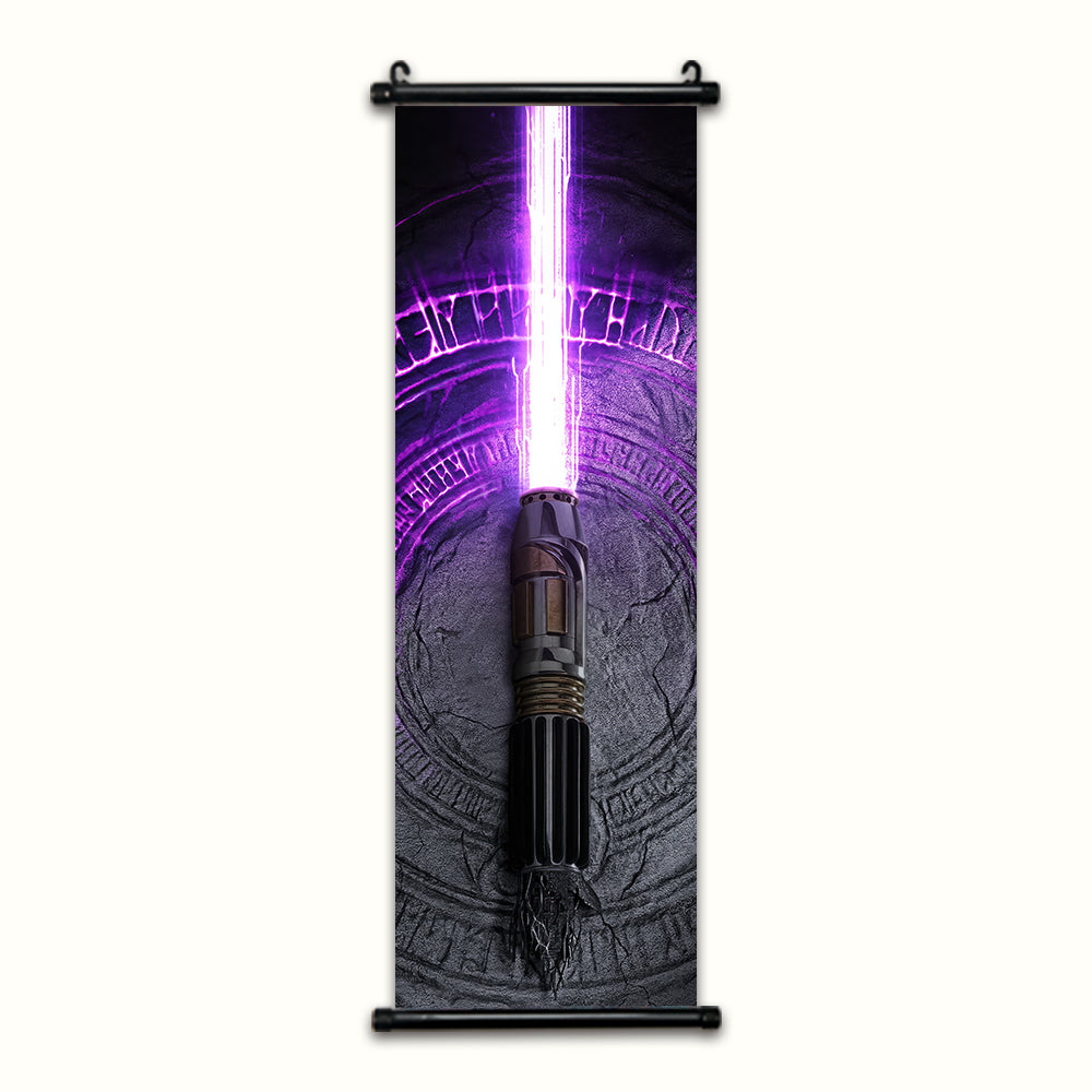 Poster StarWars espada laser Mace Windu