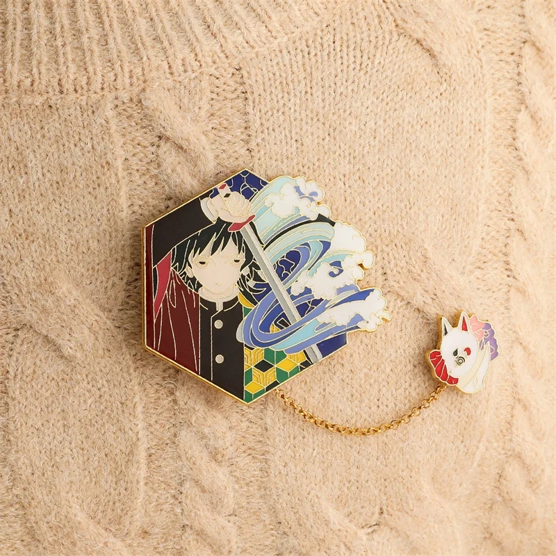 Pin Giyu Tomioka - Demon Slayer doble