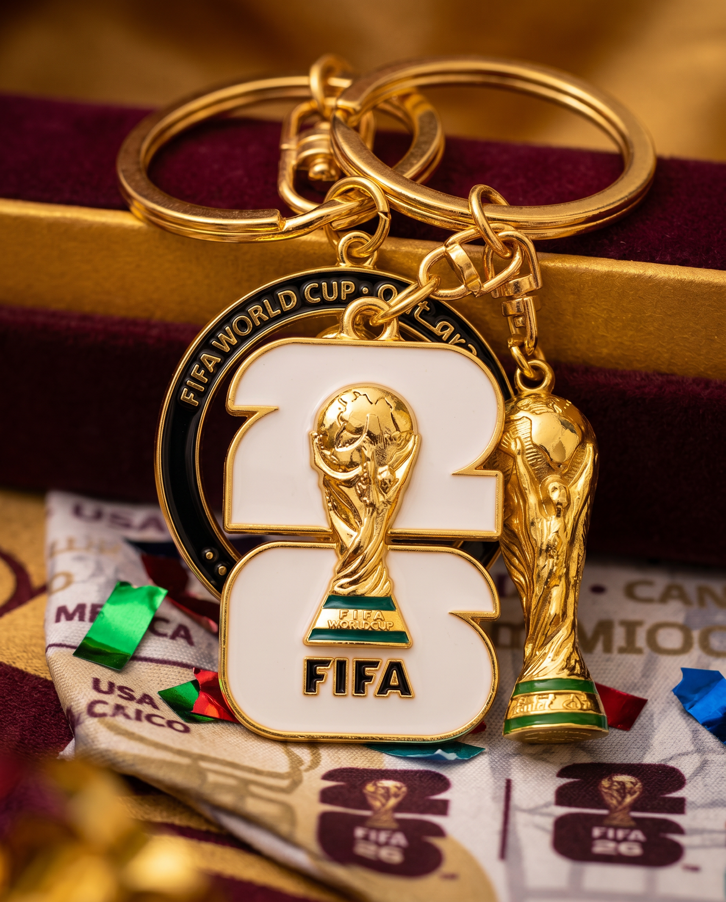 Llavero mundial football