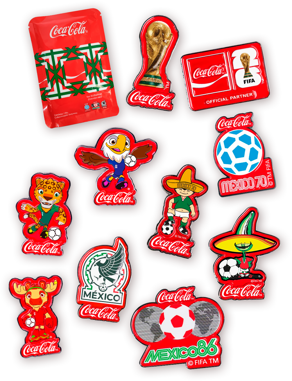 Pin Mundial Coca Cola Oficial