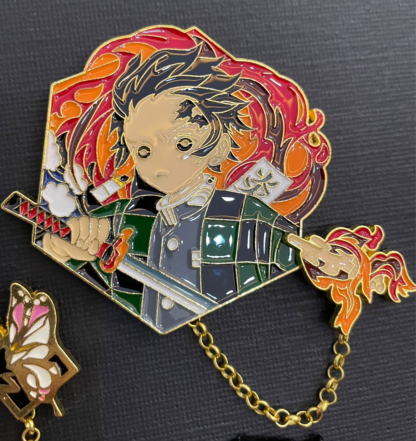 Pin doble Tanjiro Kamada - Kimetsu No Yaiba