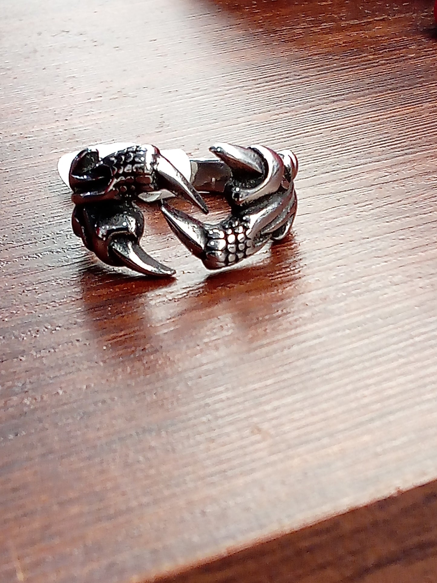 Anillo Acero Quirúrgico Garra de Dragón
